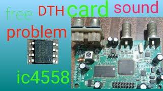 free DTH card sound problems