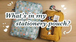 What's in my Delfonics & Mizutama multi stationery pouch (travel edition) ️ | On Jerra's List