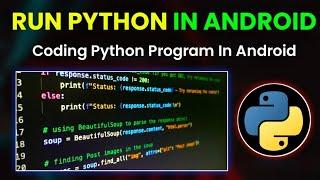 How To Code Python In Android | By Technolex