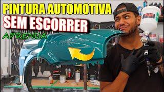 APRENDA FAZER UMA PINTURA AUTOMOTIVA DE FORMA CORRETA - SEM ESCORRER TÉCNICAS QUE FUNCIONA!