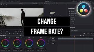 How to Change Export Framerate in Davinci Resolve 14