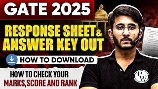 GATE 2025 Response Sheet & Answer Key Out | How to Check Marks, Score And Rank | GATE Rank Predictor