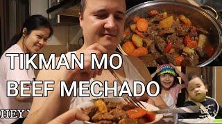 BUHAY ROMANIA: BEEF MECHADO NILUTO KO MAGUSTUHAN KAYA NI HUBBY TO ( EXPERT NA MAG BISAYA ) HAHAHHAHA