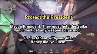 Let's play "protect the president" |  Valorant Funny Fail