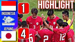 HIGHLIGHT Indonesia U-20 Vs Jepang U-19 TOULON CUP | Turnamen Maurice Revallo