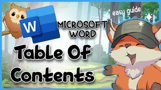 MS Word Table of Contents Tutorial | Guide Glimpse