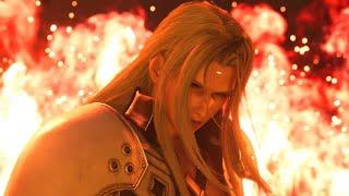 FINAL FANTASY VII REBIRTH Sephiroth fire scene