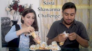 Sasta Shawarma Challenge | Shawarma Eating Challenge | Food Challenge