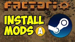 Factorio how to install MODS (2024) (Steam)