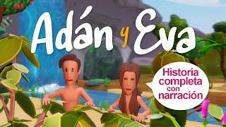 Adán y Eva en el Jardín del Edén  Historia Completa con narración! | BIBTOONS