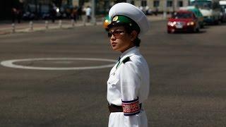 Traffic Lady in North Korea