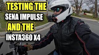 Testing My Ultimate MotoVlogging Setup With Insta360 X4 and Sena Impulse Helmet