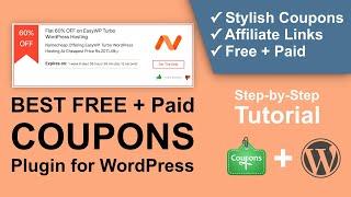 Best Coupon Plugin for WordPress | How to Create Stylish Coupons for Affiliate
