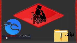 CRACKER UN FICHIER ZIP AVEC JOHN THE RIPPER !!