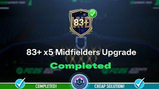 83+ x5 Midfielders Upgrade SBC Pack Opened! - Cheap Solution & SBC Tips - FC 25