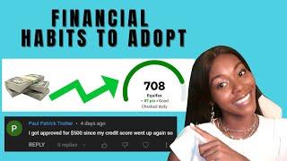 Financial Habits to Adopt for Long-Term Credit Score Growth | Rickita