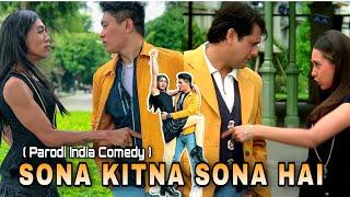 SONA KITNA SONA HAI ~ parodi India Comedy || By U Production || Karisma Kapoor ~ Govinda