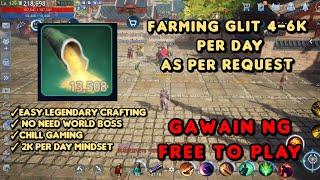 Mir4 - GLITTERING PER DAY GUIDE AND TECHNIQUE  FOR EASY CRAFTING LEGENDARY with (substitle) #mir4