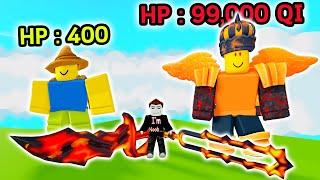 สู้กับ Noob ที่เก่งที่สุด Roblox Noob Slayer Simulator