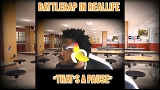 Battlerap in Real Life (That's A Pause) | BATTLERAP HOLD IT DOWN #battlerap #skits