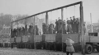 Public Execution Of 12 German Soldiers On The Soviet Gallows