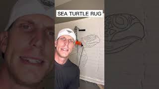 How I made this awesome Sea Turtle Rug