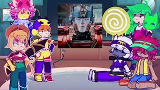 Brawl Stars react to optimus prime as new in brawler | transformers one | Gacha life 2