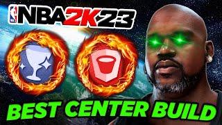 BEST INSIDE CENTER BUILD IN NBA 2K23! 7'3 GLITCH SHAQ PROAM BUILD!