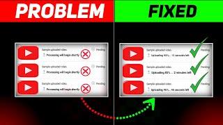 Processing Will Begin Shortly Youtube Problem |Processing Will Begin Shortly Problem 2023