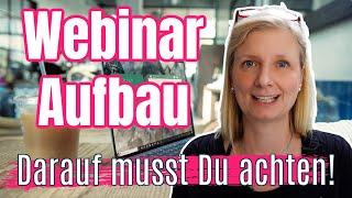 Der richtige Ablauf Deines Webinars - darauf musst Du achten!