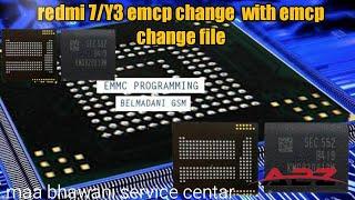 Redmi 7 /Y3  emmc  change  how emmc change redmi 7/Y3   fix problem bhawani mobile repair