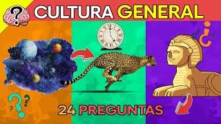 24 PREGUNTAS DE CULTURA GENERAL  ¿CUÁNTO SABES?