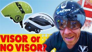 Triathlon Aero Helmets: Visor vs No Visor