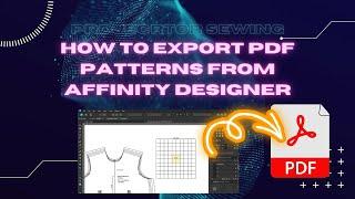 Affinity Designer: Export a Single-Page PDF Sewing Pattern