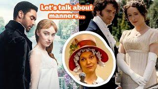 Jane Austen Scholar Reviews Bridgerton "Manners"