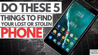 5 Things To Do After Your Phone is Lost | Track Stolen Phone | Trace Lost Phone | Find Stolen Phone