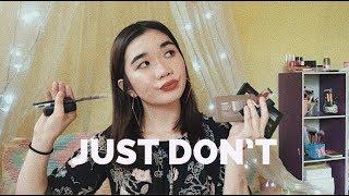 DISAPPOINTING MAKEUP PRODUCTS | Products I regret buying | Sittie Saheda