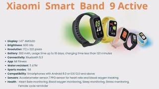 XIAOMI MI BAND 9 ACTIVE Review and Unboxing