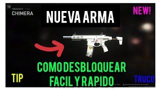 cómo desbloquear rápido el arma nueva (Chimera) en MW2