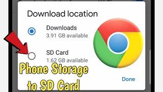 How to Change Download Location in Google Chrome Android