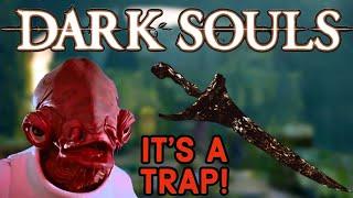 Can You Beat Dark Souls Using The "WORST" NOOB WEAPON?