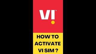 How To Activate Vi Sim