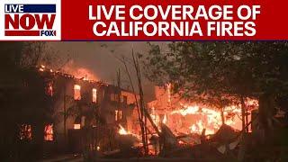 LIVE: California wildfires coverage, Los Angeles Fires, Eaton fire, Sunset fire, Woodley fire, Hurst