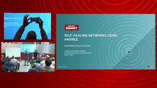 Self-healing networks using ansible