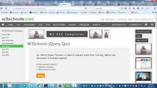 W3Schools jQuery Quiz Walkthrough