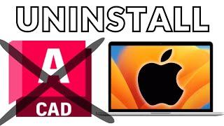 How to Uninstall AutoCAD 2024 on Mac