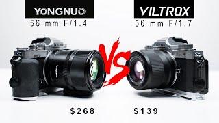 NEW YongNuo 56mm F/1.4 VS Viltrox 56mm F/1.7  Review Samples | Nikon Zfc | Sigma | Best 56mm apsc