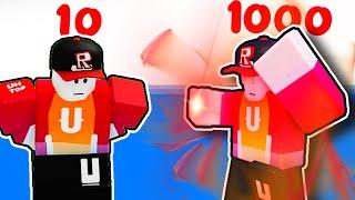 Постройки из 10 100 1000 Блоков СУПЕР СПОСОБНОСТИ в Build a Boat Roblox