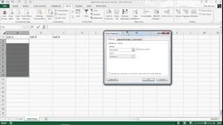 Create Multiple Dependent Drop Down Lists in Excel