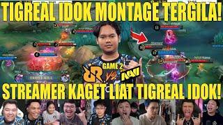 TIGREAL IDOK MONTAGE TERGILA! Reaction Streamer RRQ VS NAVI GAME 2 MPL SEASON 15